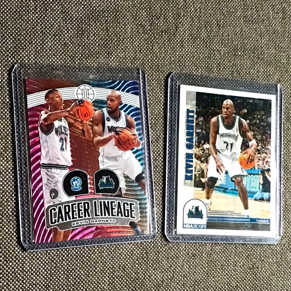 Kevin Garnet 2019-20 Panini Illusions-Lineage 2022-23 Panini Hoops Basketball